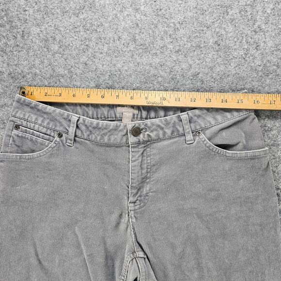 J Jill Corduroy Pants Size 8 Womens Bootcut Stretch Grey 5-Pocket 31x31 Mid Rise - Picture 6 of 15